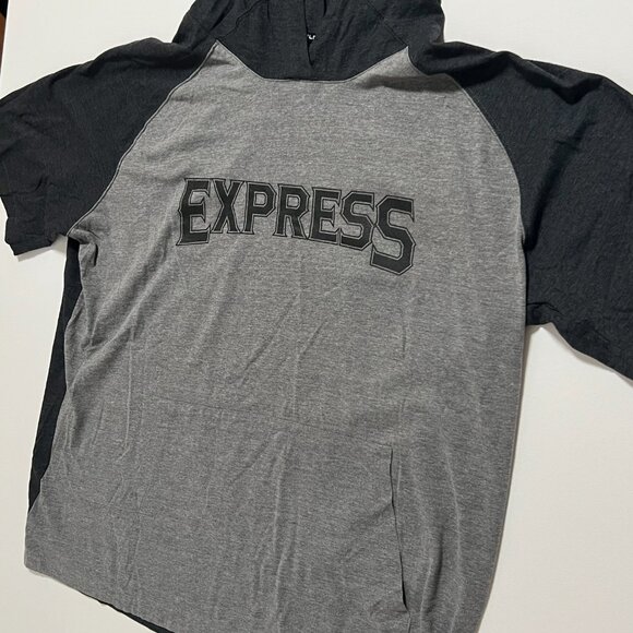 Evoshield Hoodie Express Short Sleeve Athletic Workout Gray Men's size 2XL - Picture 1 of 7
